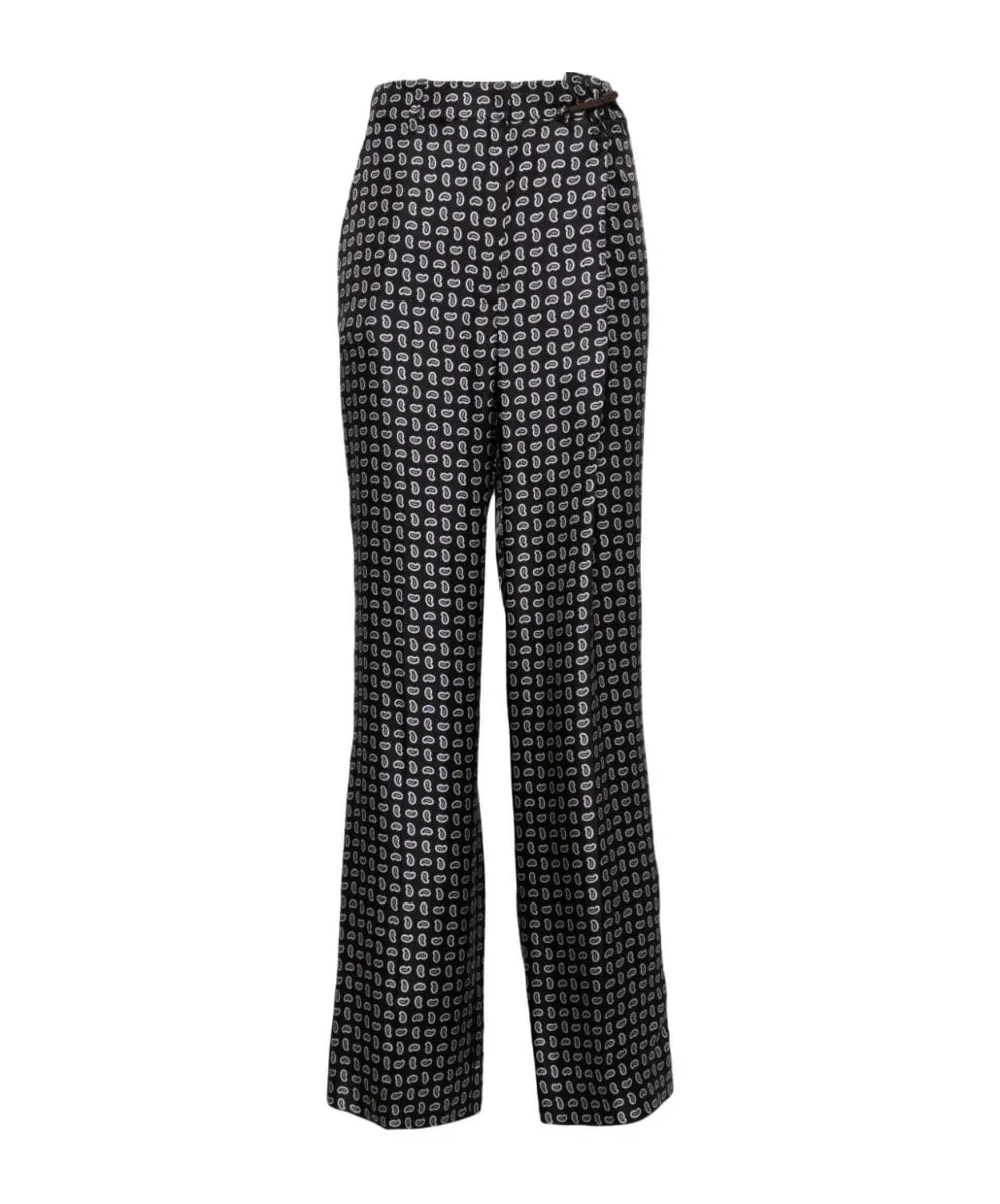 Pattern-Printed Trousers