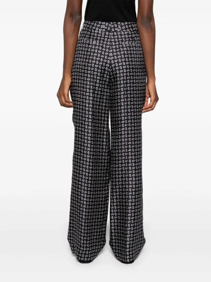 Pattern-Printed Trousers