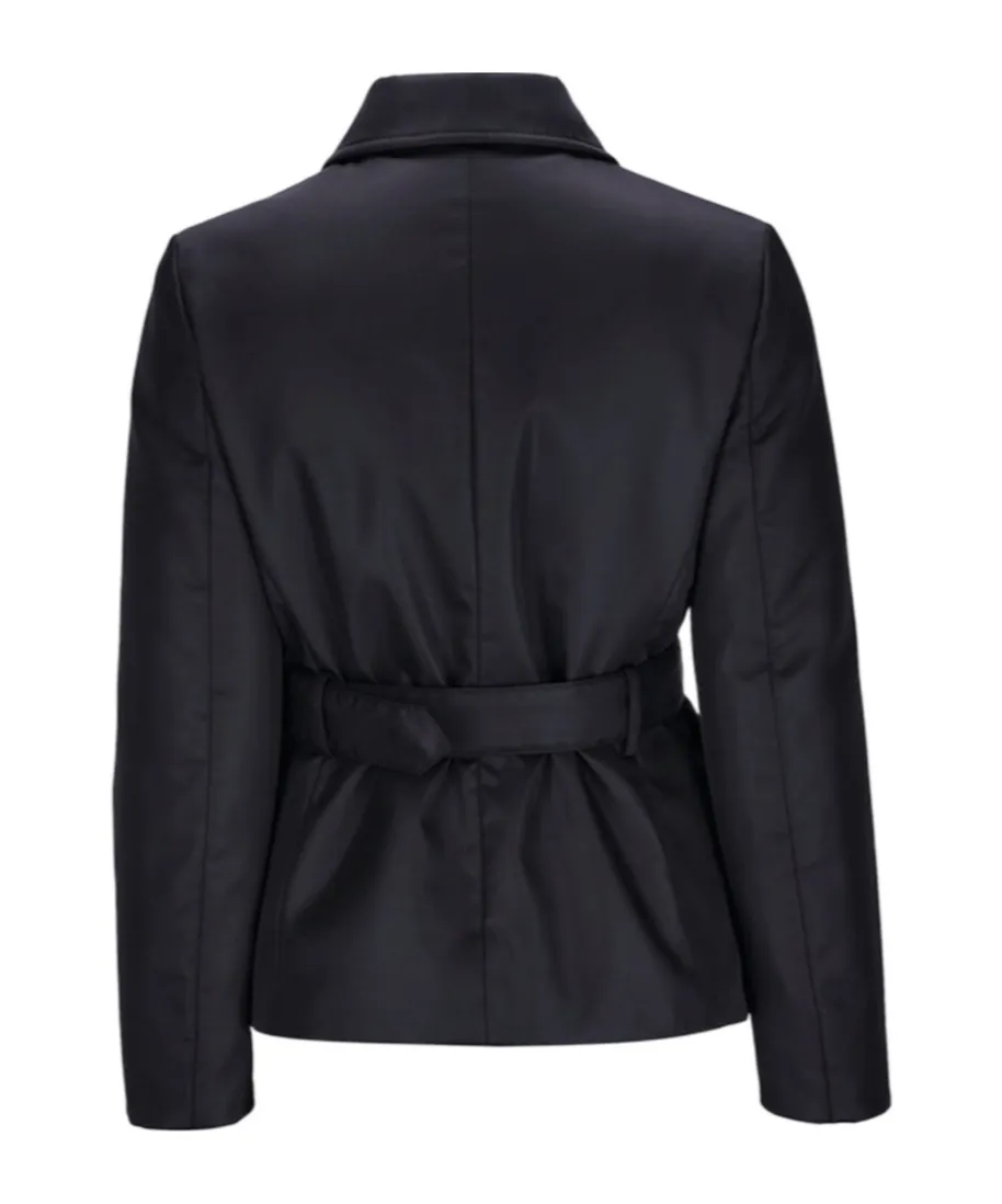Triangle-Logo Padded Jacket