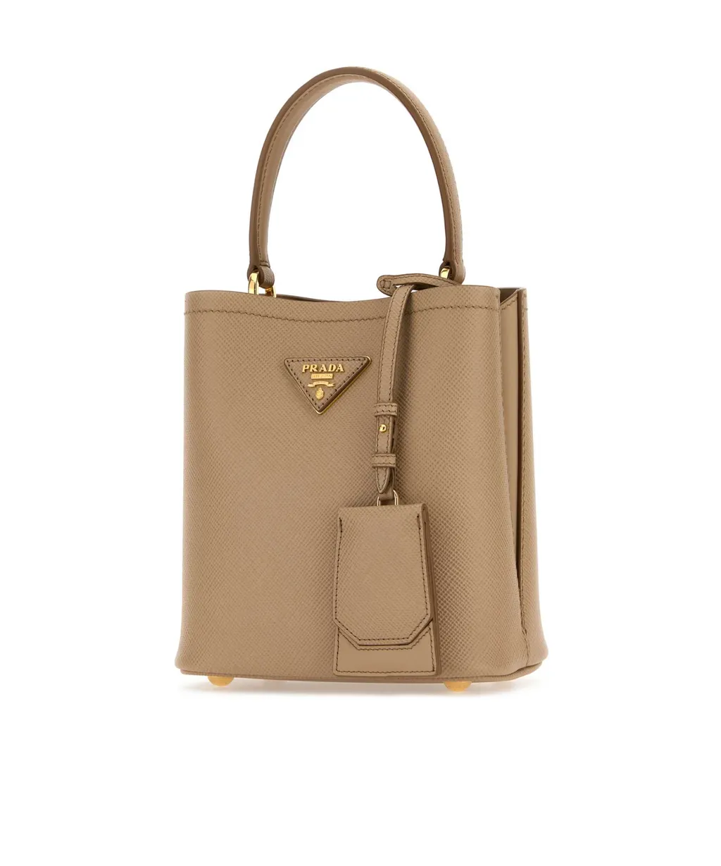 Panier Logo Embossed Bucket Bag