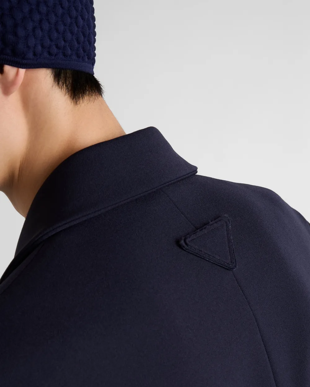 Single-Breasted Technical Gabardine Jacket