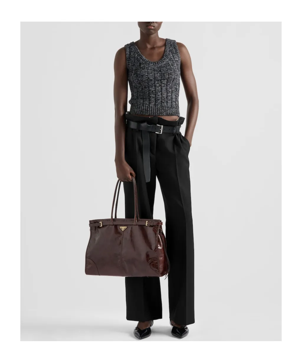 Belted Pleated Trousers