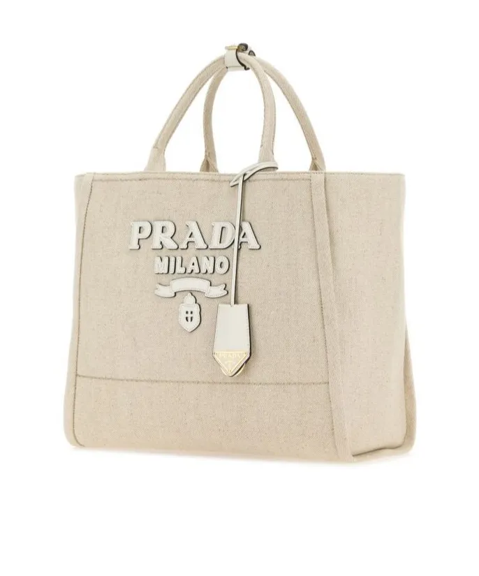 Logo-Appliqué Large Top Handle Bag