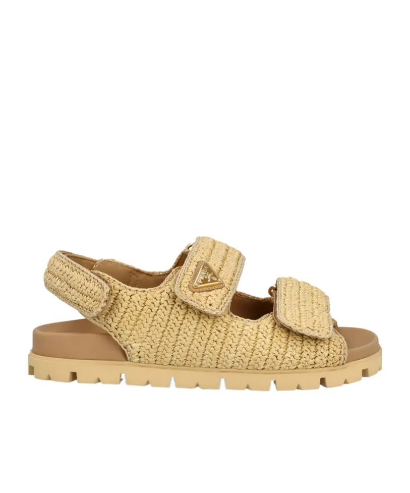 Logo Flat Sandals
