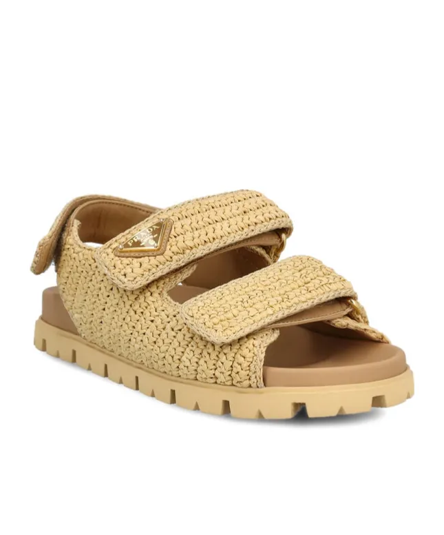 Logo Flat Sandals