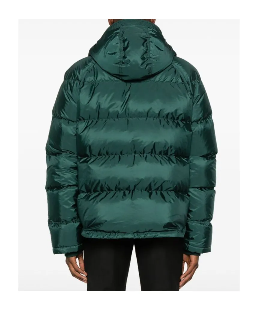 Triangle-Logo Padded Puffer Jacket