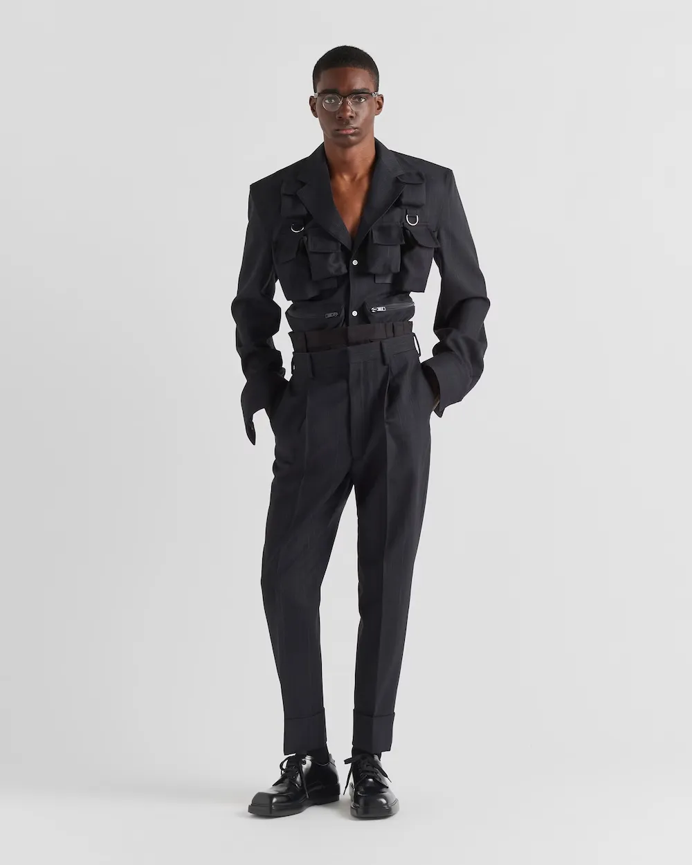 Pleated Tailored Trousers