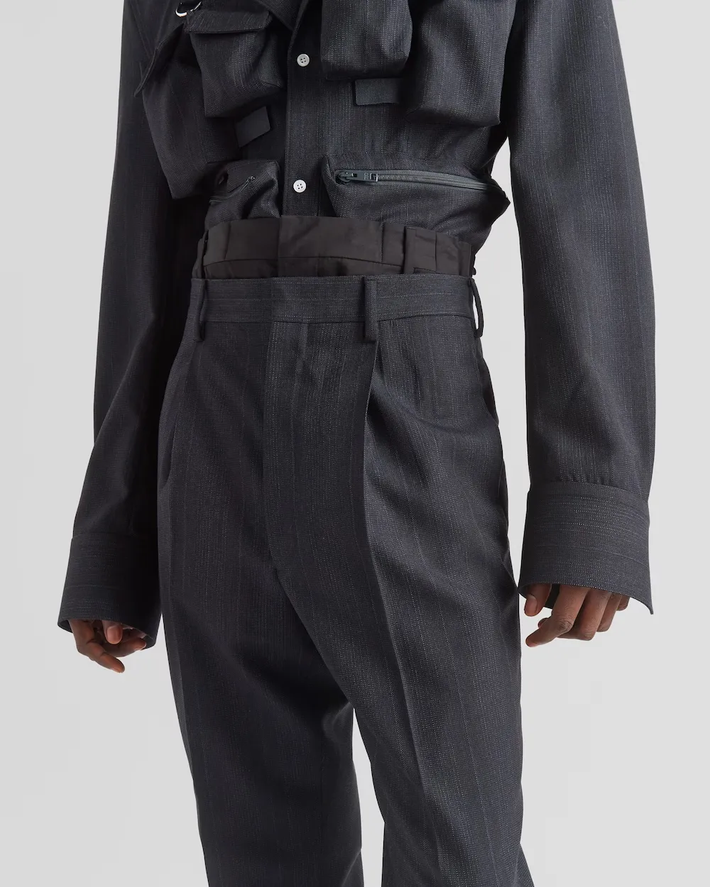 Pleated Tailored Trousers