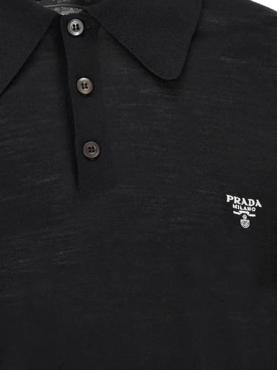 Buckle Short-Sleeved Polo Shirt