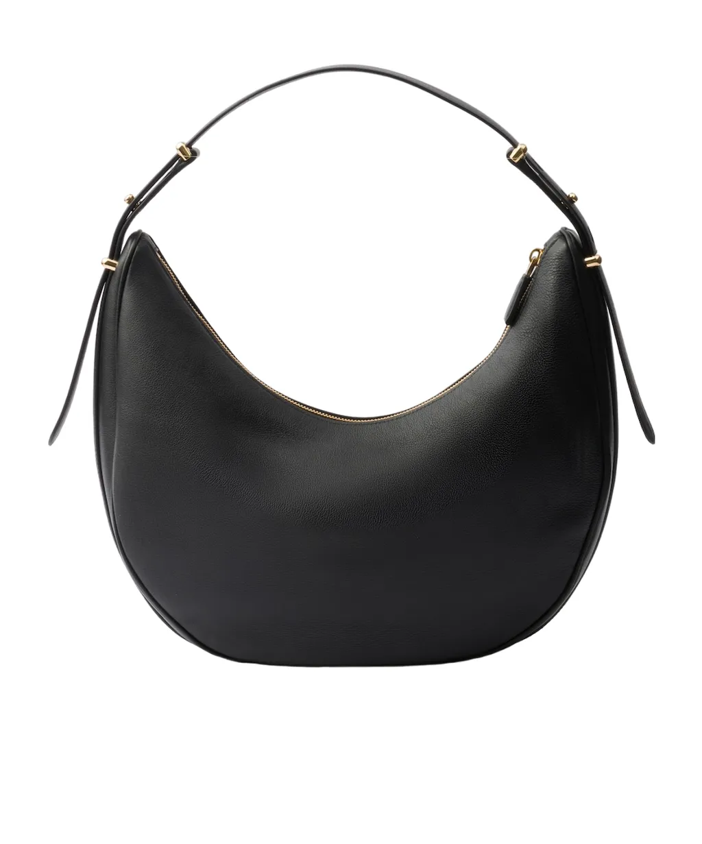 Arqué Zip-Up Large Shoulder Bag