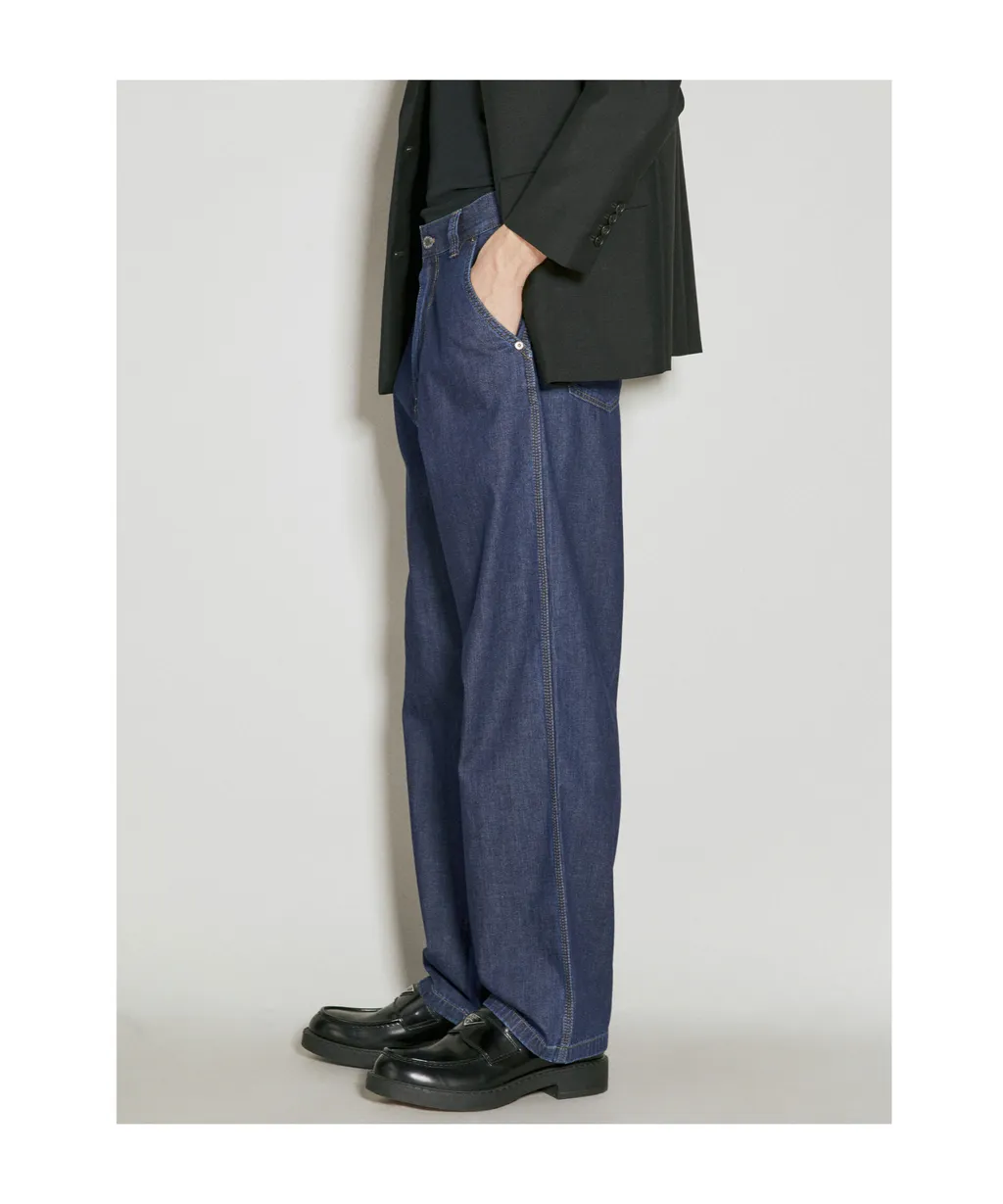 Multi-Pocket Denim Trousers
