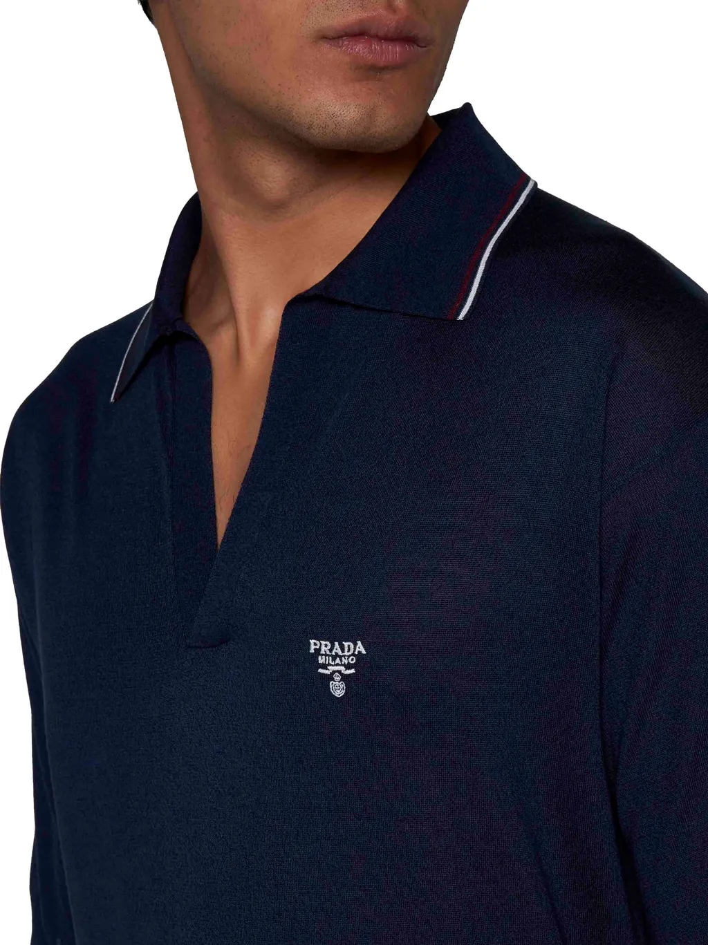 Logo Embroidered Short-Sleeved Polo Shirt