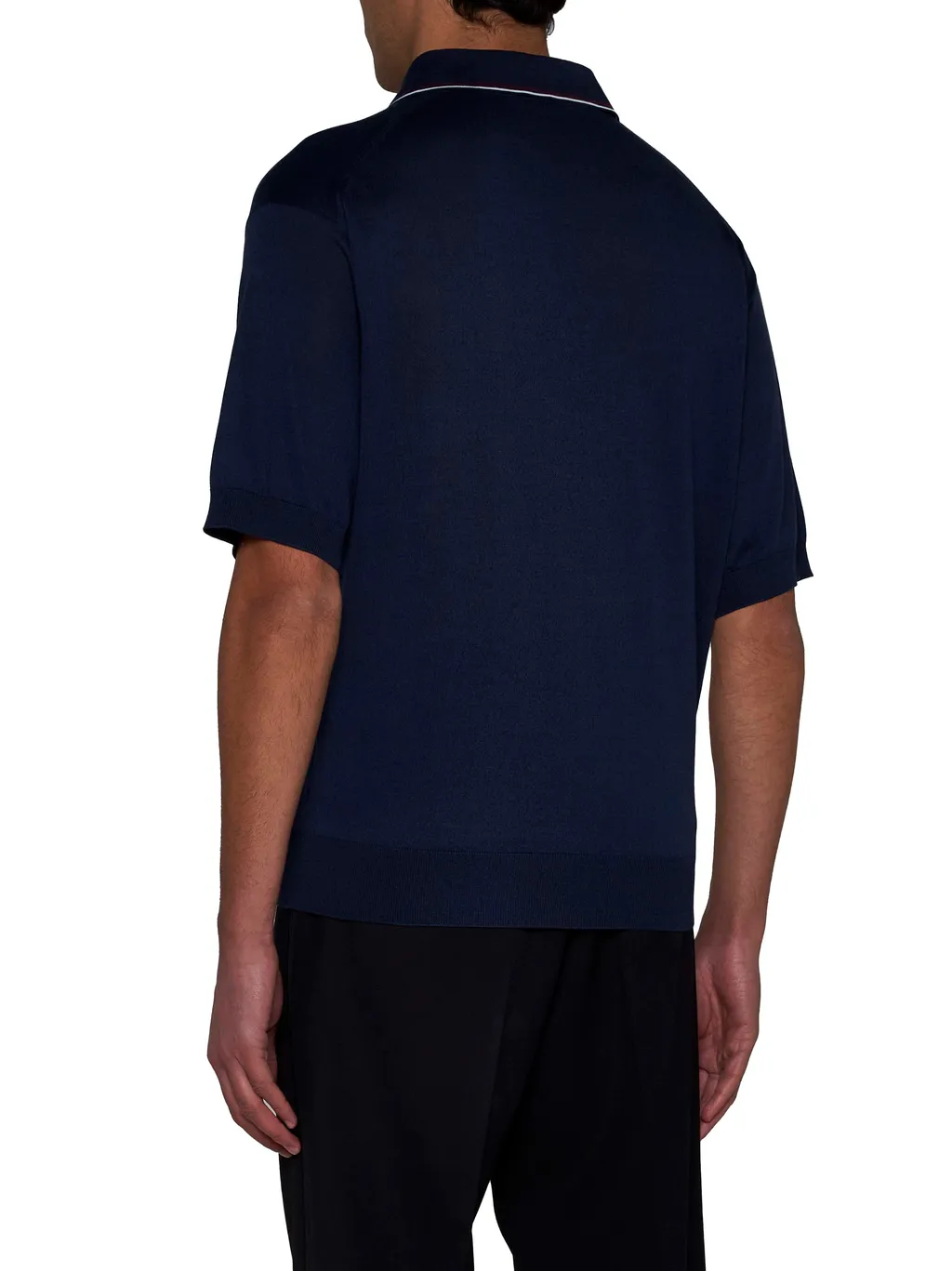 Logo Embroidered Short-Sleeved Polo Shirt
