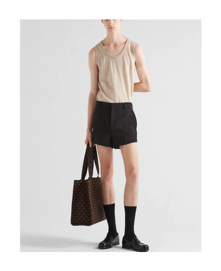 Sleeveless Knitted Tank Top