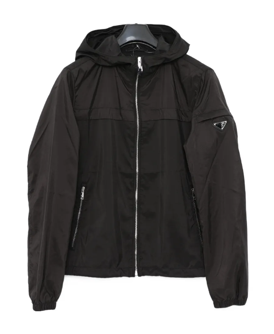 Logo Hooded Casual Jacket