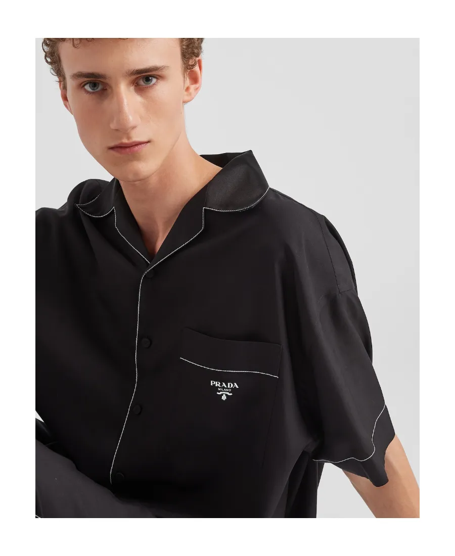 Logo-Embroidered Short-Sleeved Shirt