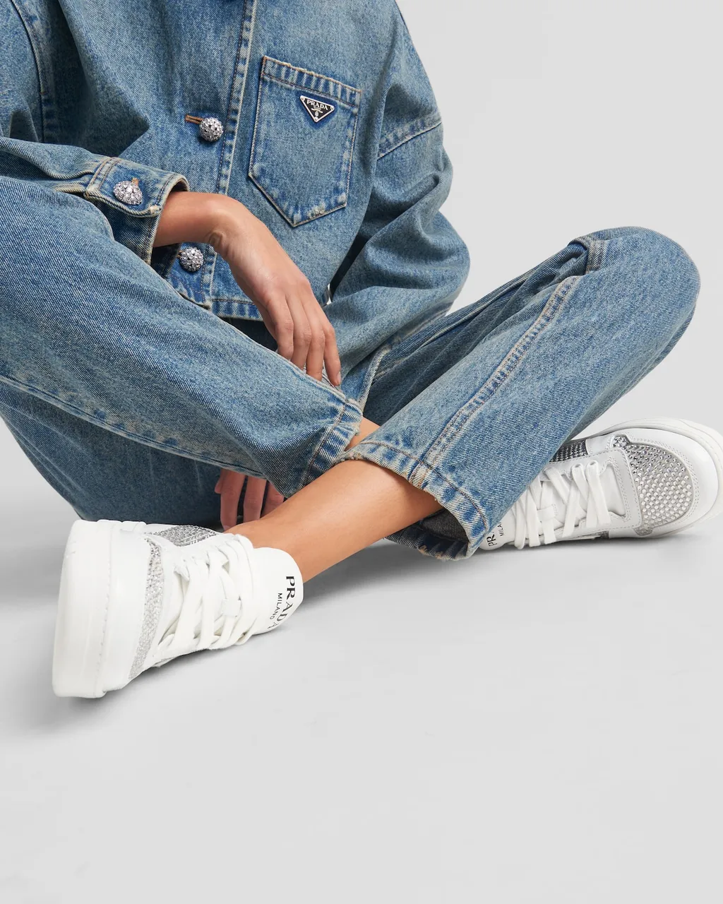 Embellished Low-Top Sneakers