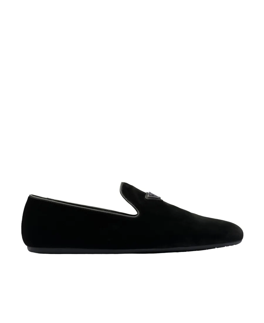 Velvet Slip-On Shoes