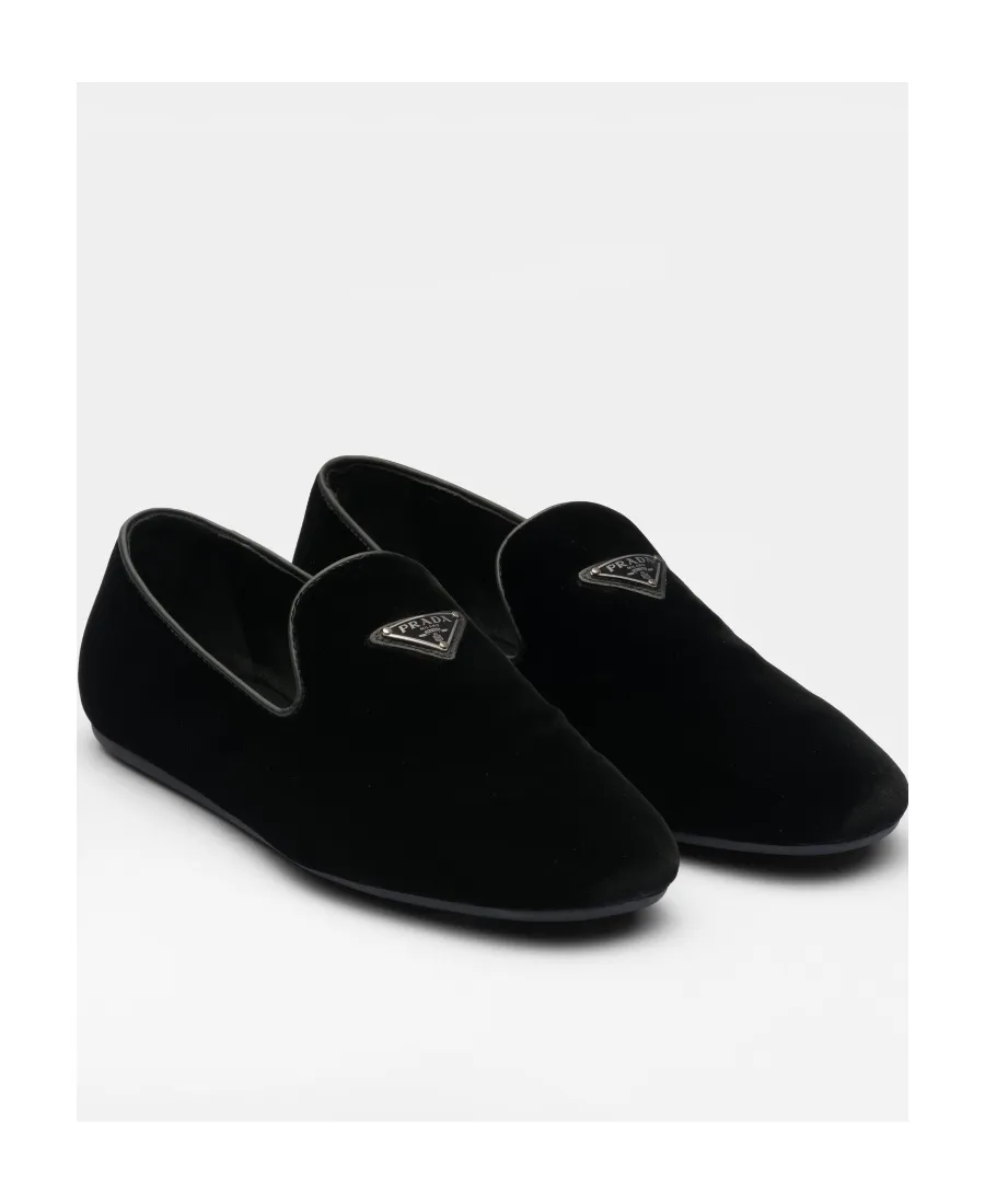 Velvet Slip-On Shoes