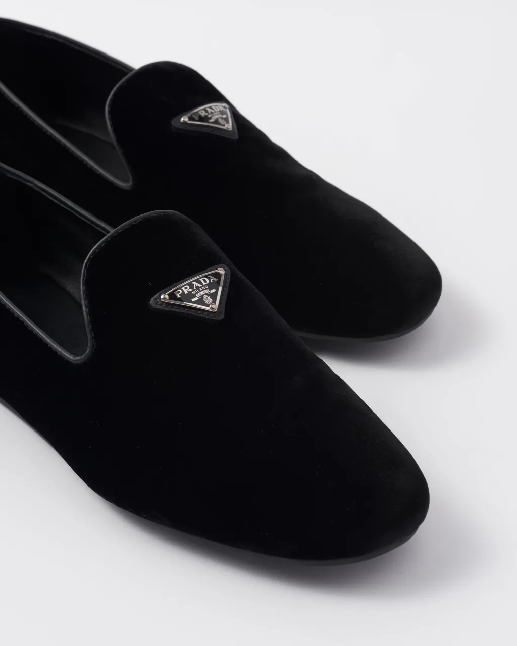 Velvet Slip-On Shoes