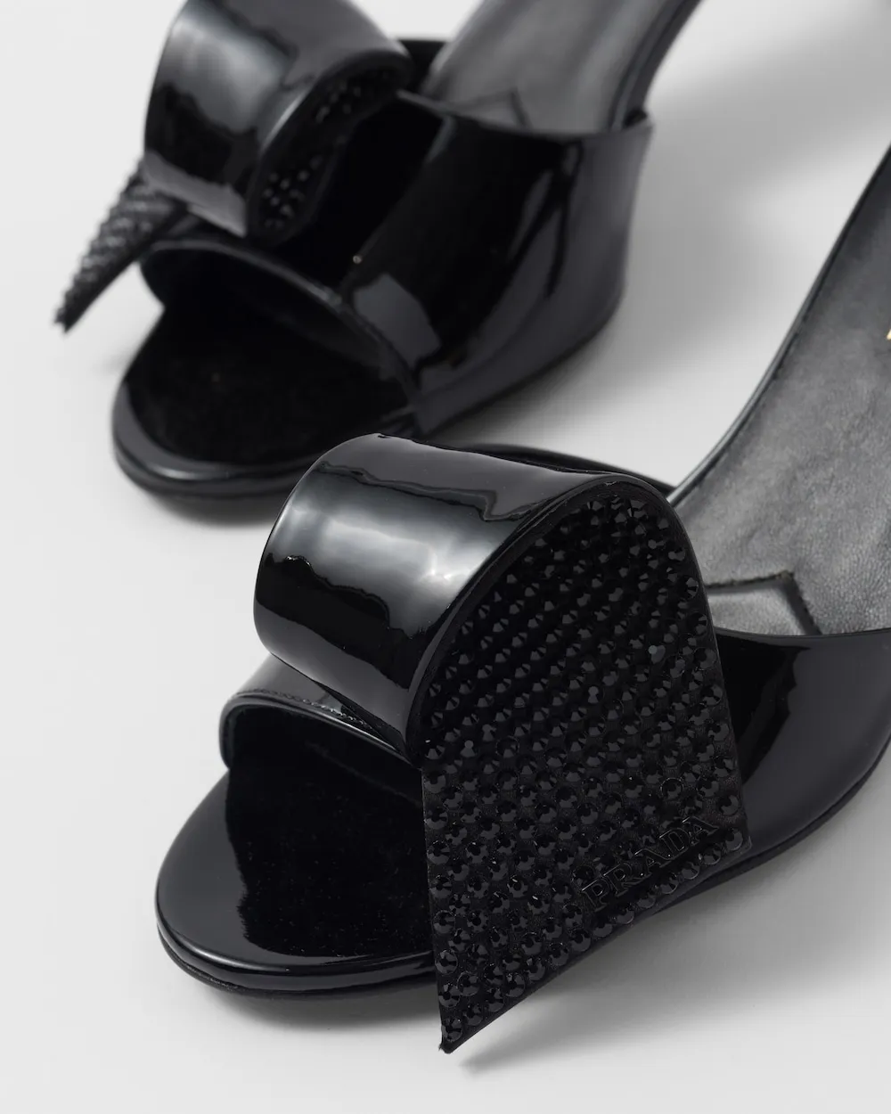 Bow-Detailed Slip-On Sandals