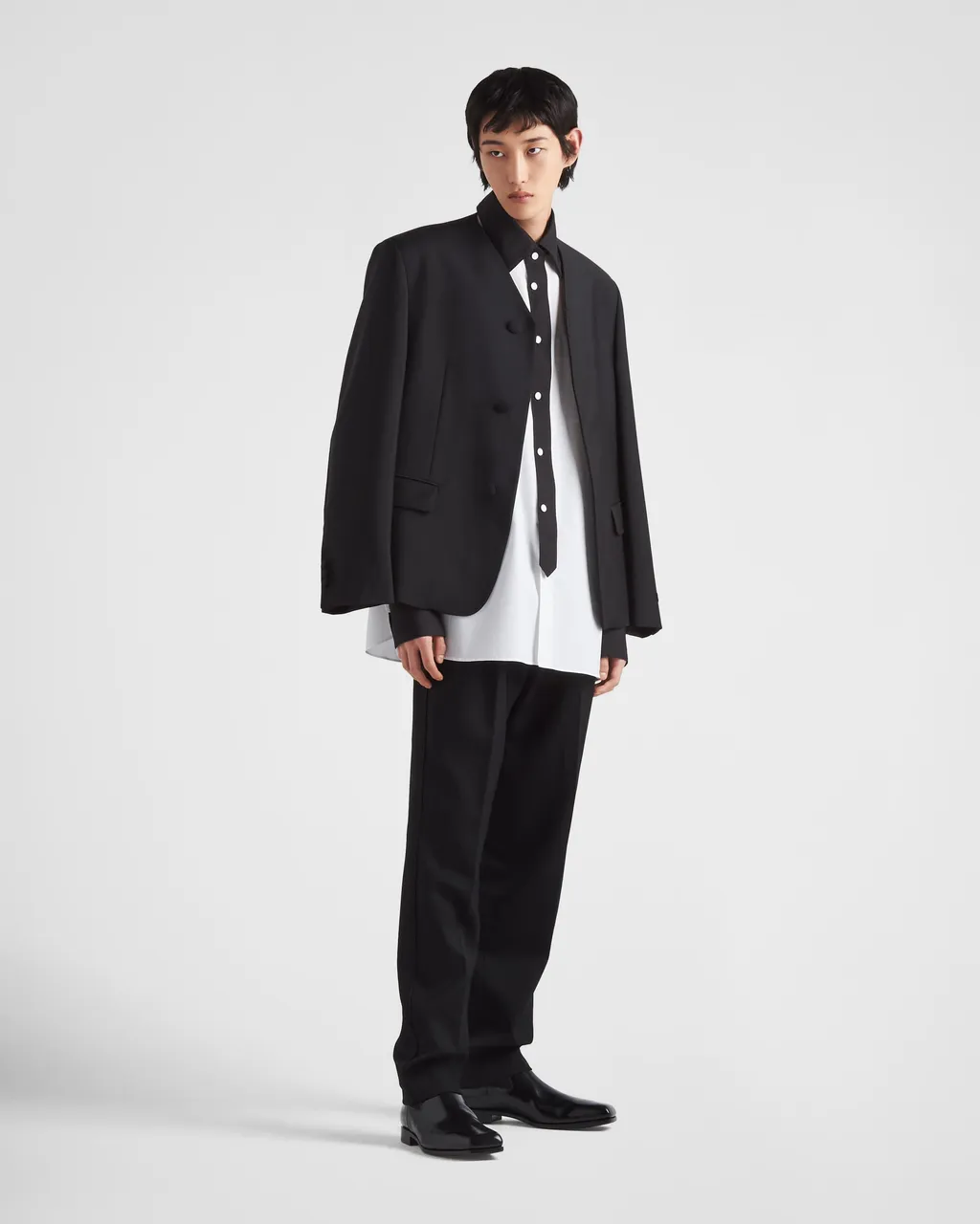Button Down Straight Hem Shirt
