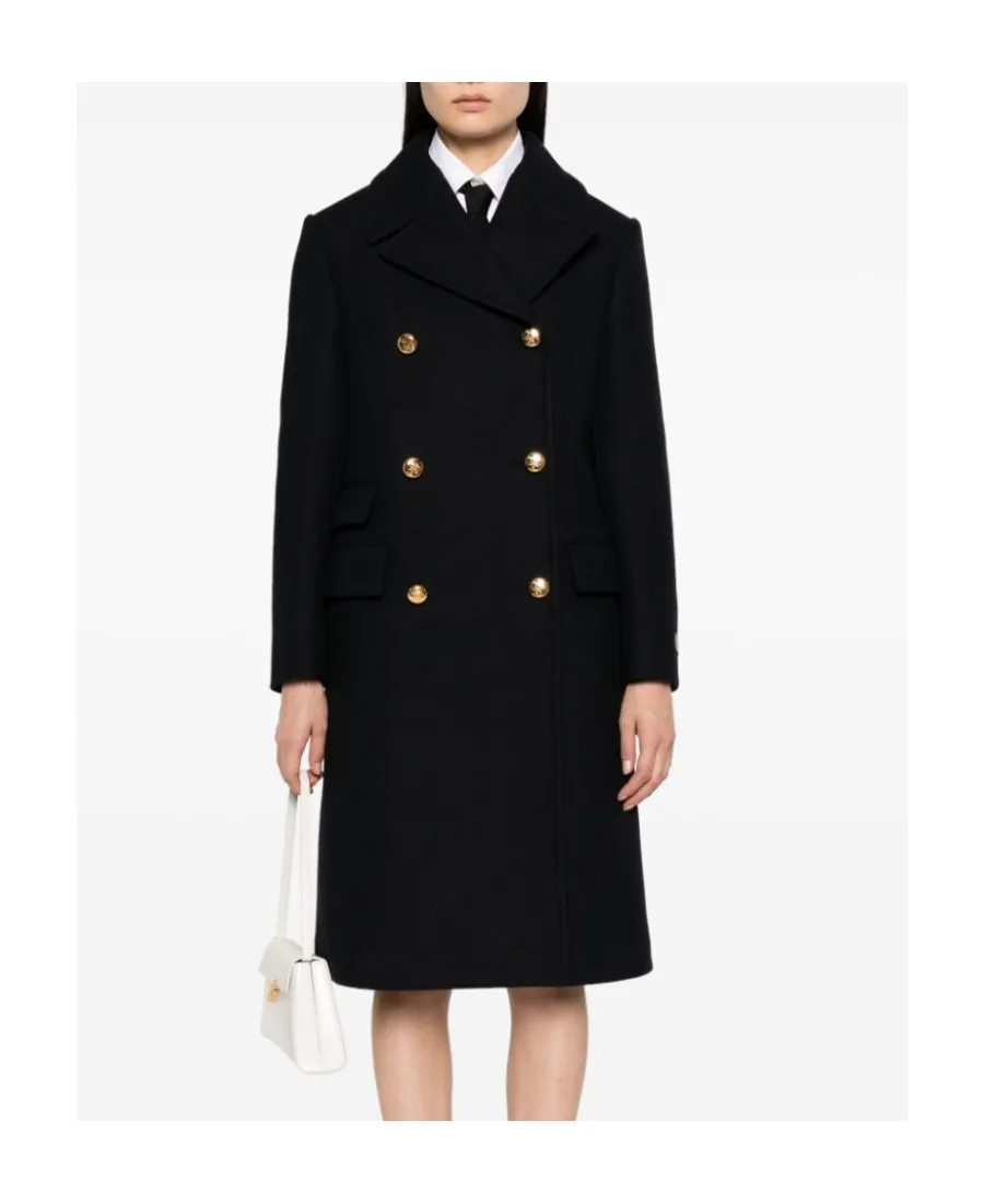 Double-Breasted Long Coat