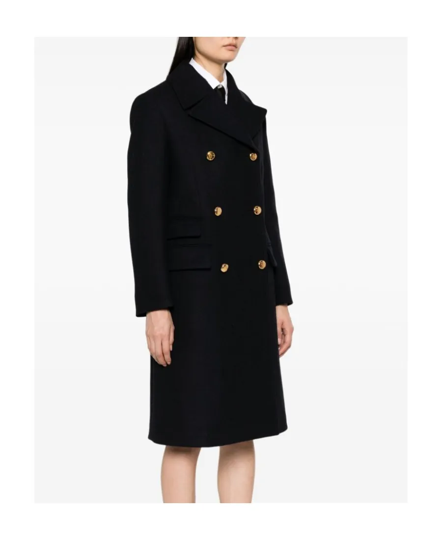 Double-Breasted Long Coat