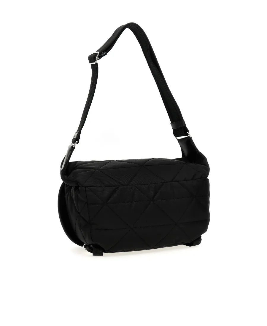 Quilted Triangle-Logo Bag