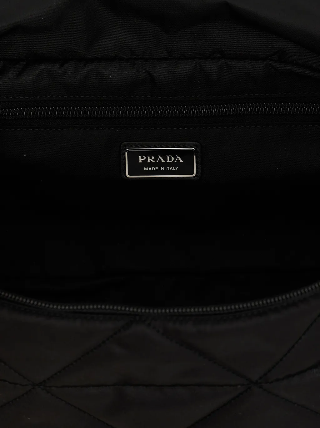Quilted Triangle-Logo Bag