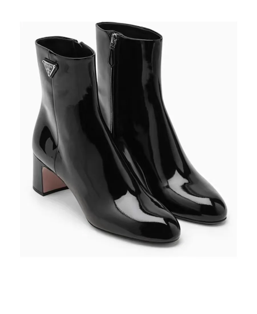 Round Head Zipper Short Boots