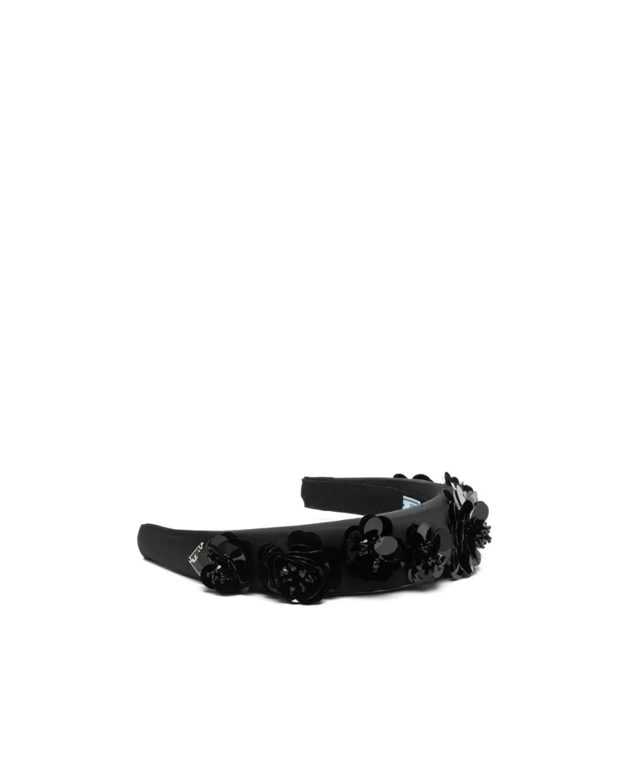 Floral-Embellished Hairband