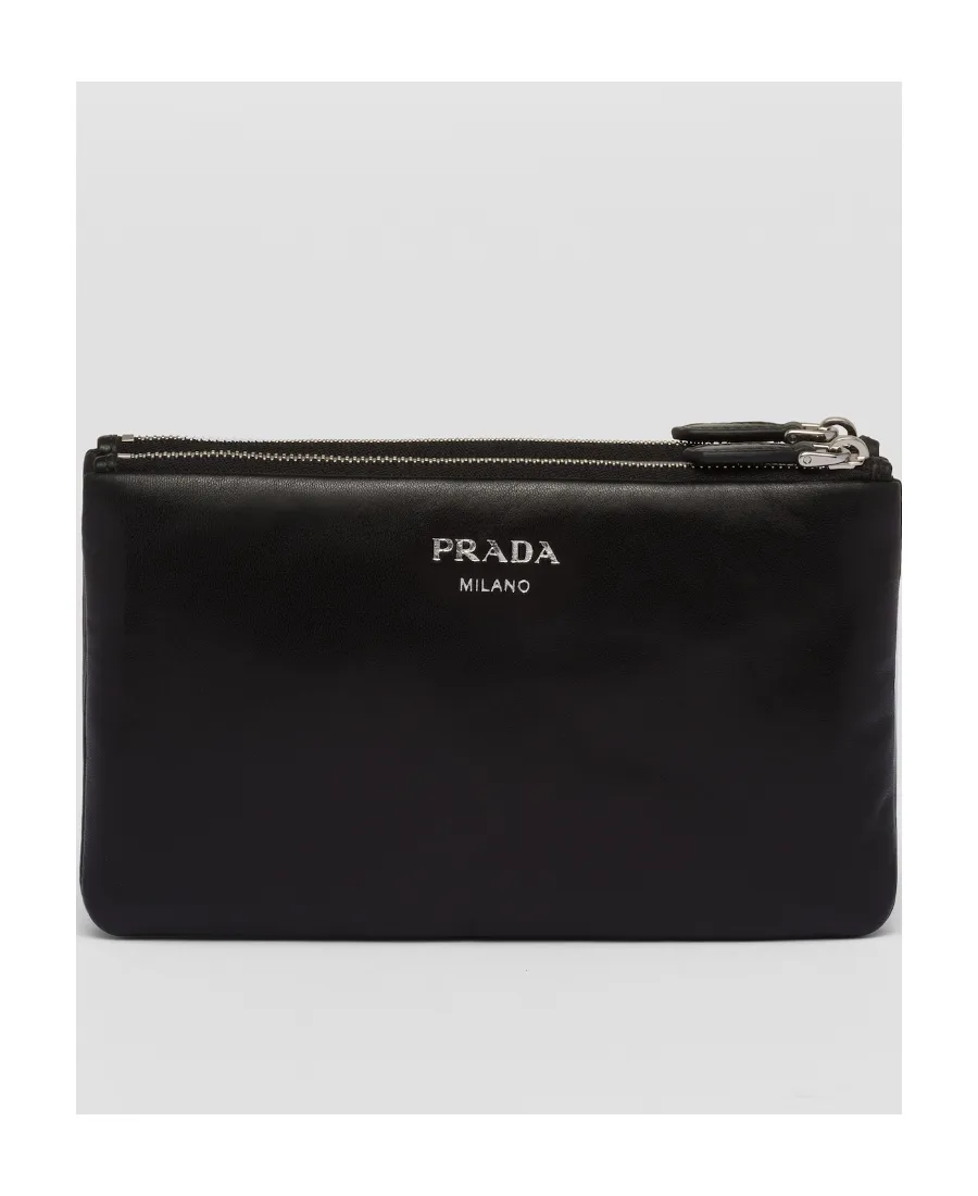 Triangle-Logo Dividable Pouch