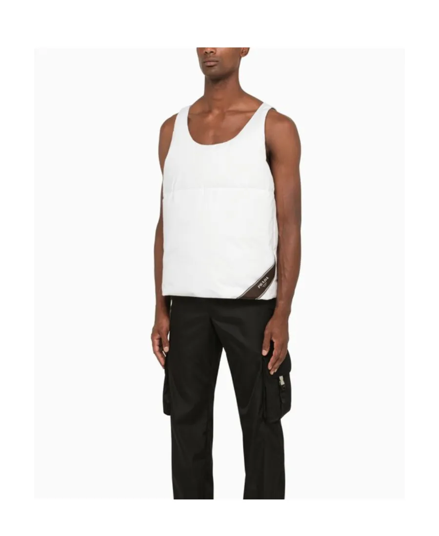 Logo Detailed Vest