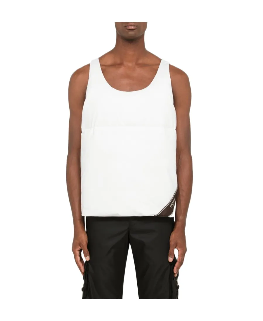 Logo Detailed Vest