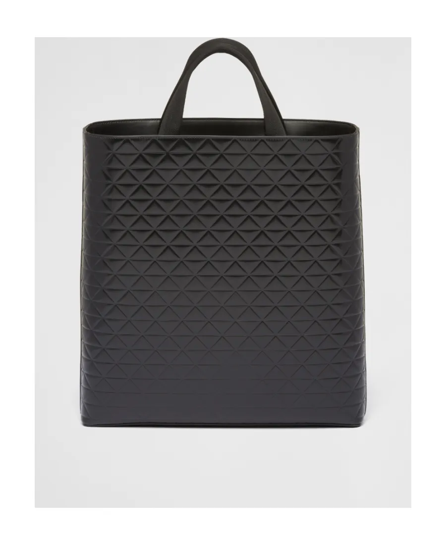 Embossed-Printed Top Handle Bag