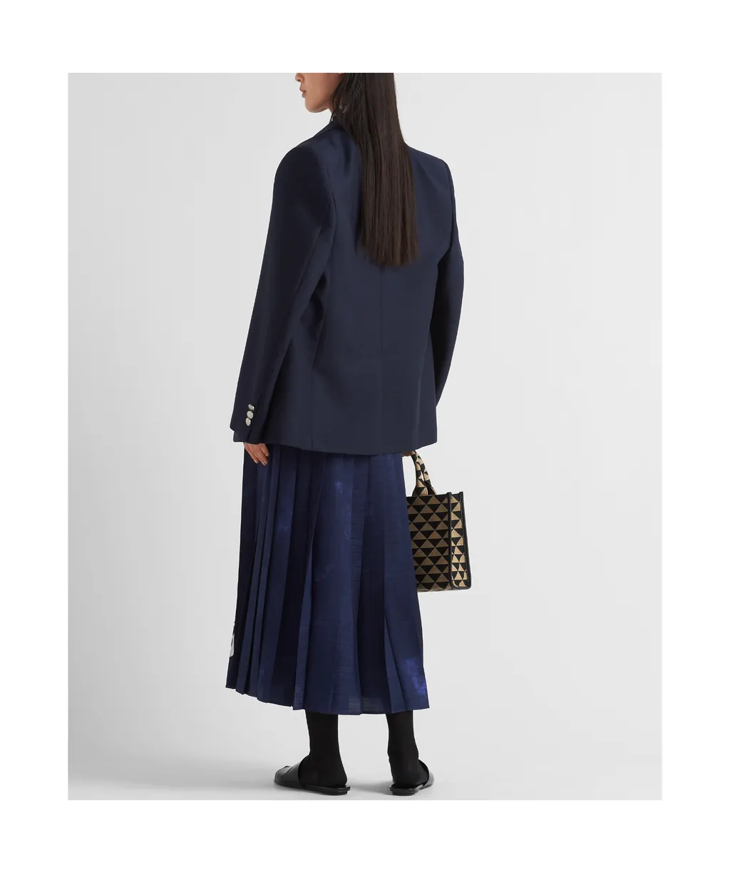 Single Breasted Long-Sleeved Blazer