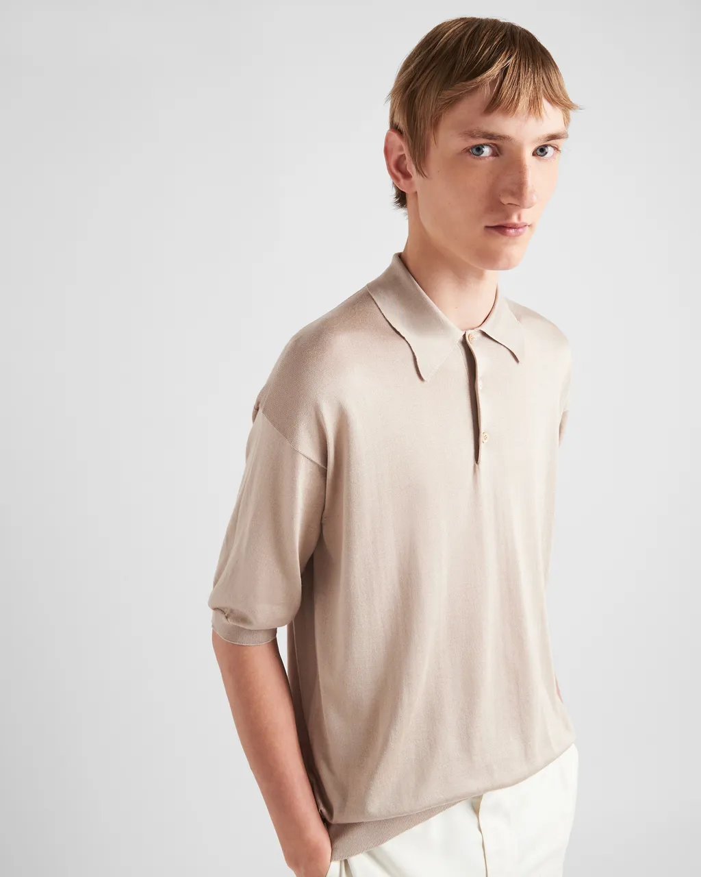 Silk Polo Shirt
