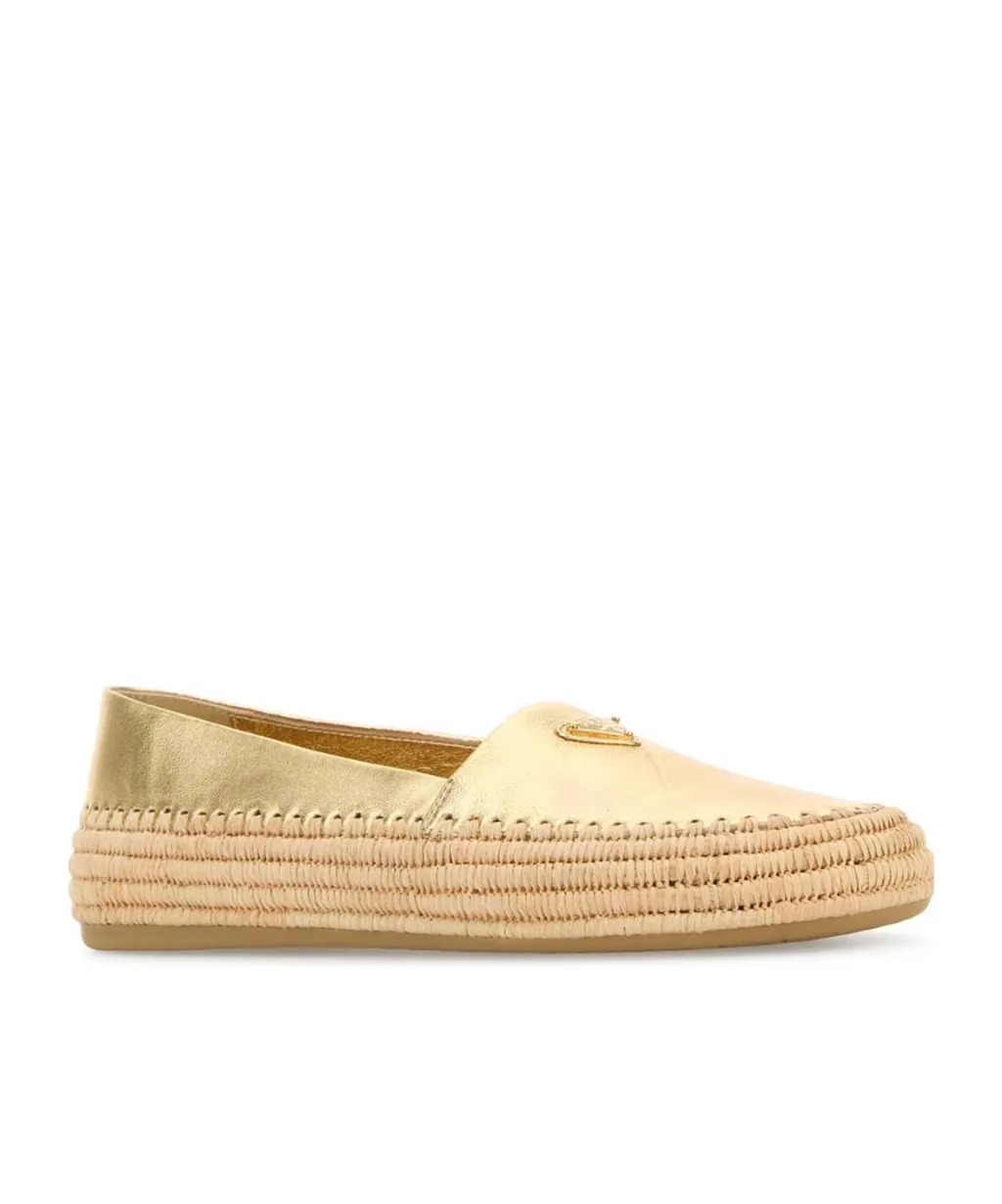 Prada Triangle-Logo Espadrilles