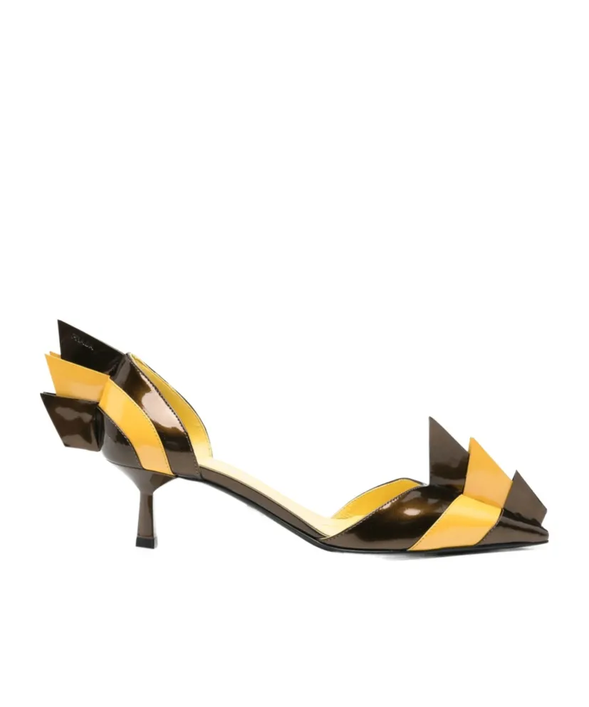 55Mm Leather Pumps