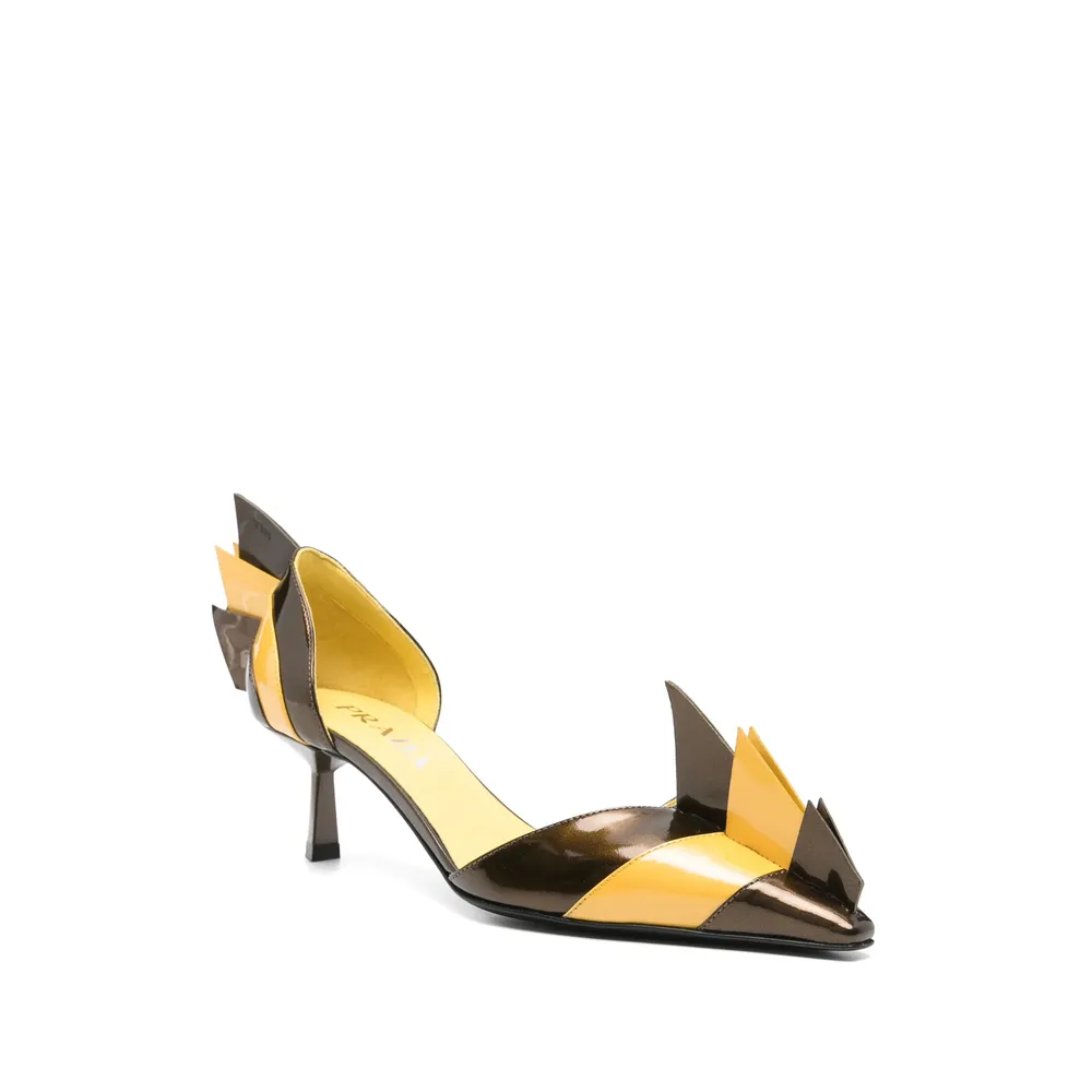 55Mm Leather Pumps