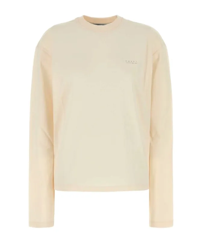 Long-Sleeved Crewneck T-Shirt