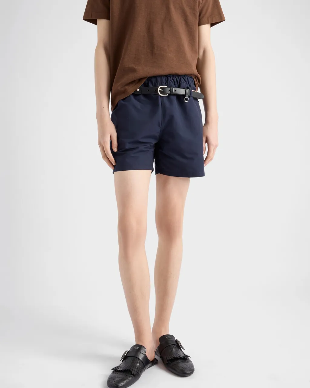Elastic Waist Swim Shorts