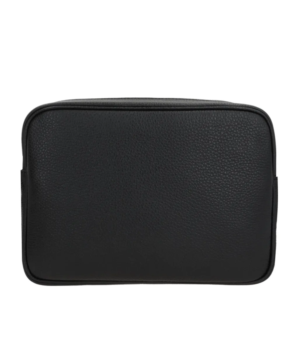 Triangle-Logo Zipped Crossbody Bag