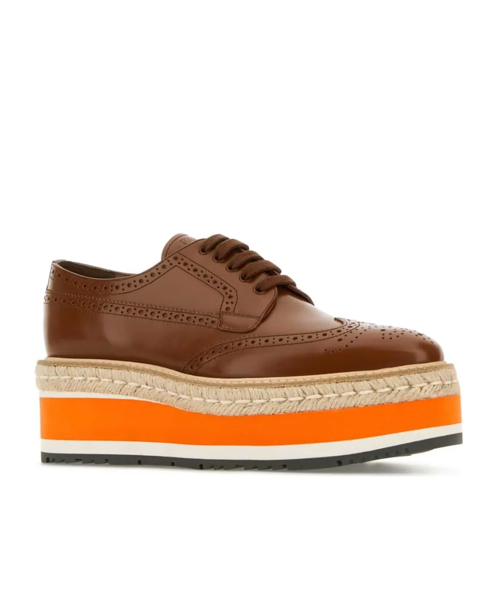 Round-Toe Lace-Up Shoes