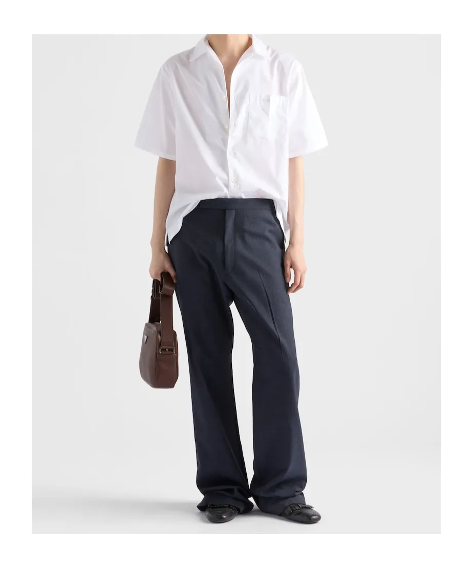 Short-Sleeved Button-Up Shirt