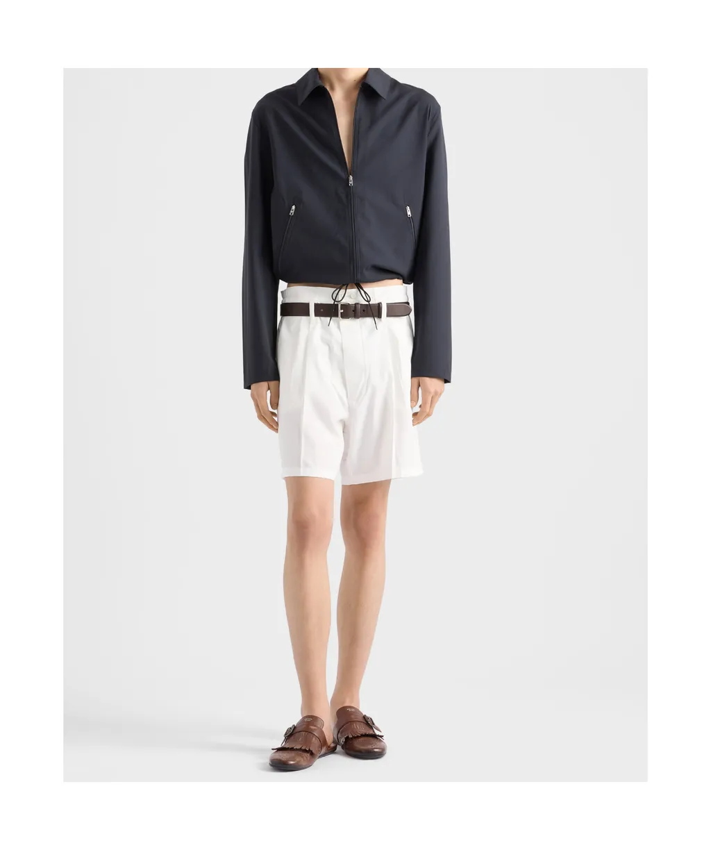 Zip-Up Blouson Jacket