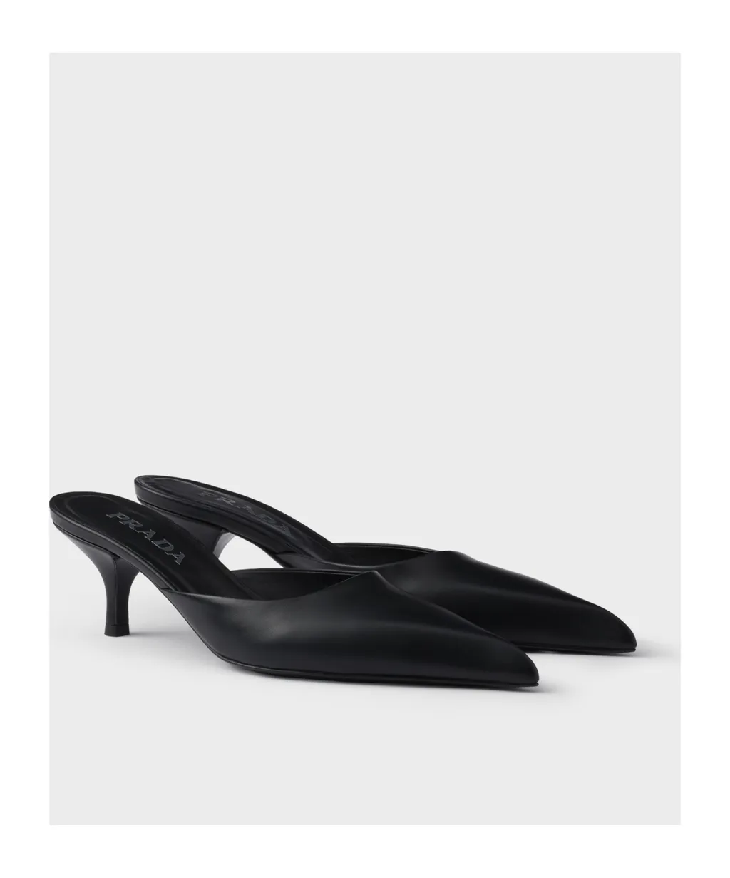 Pointed Toe Slip-On Mules