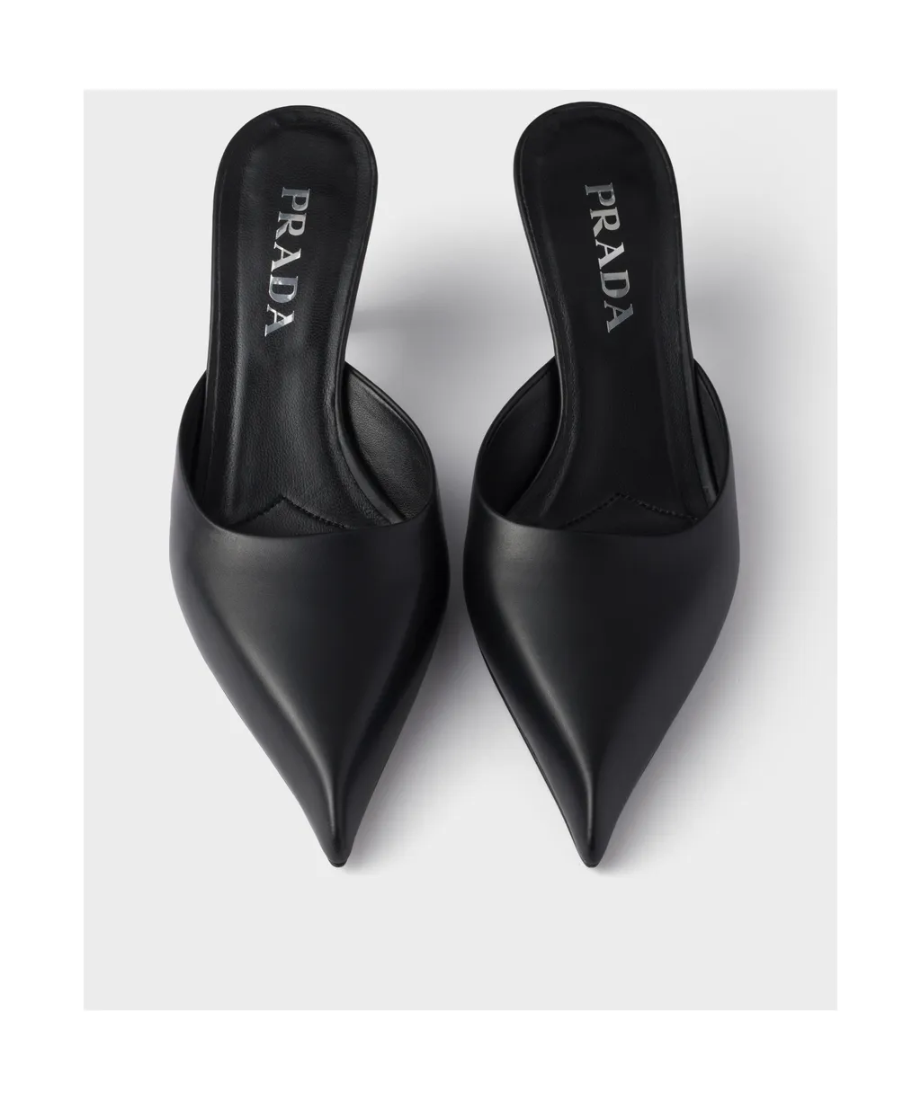 Pointed Toe Slip-On Mules