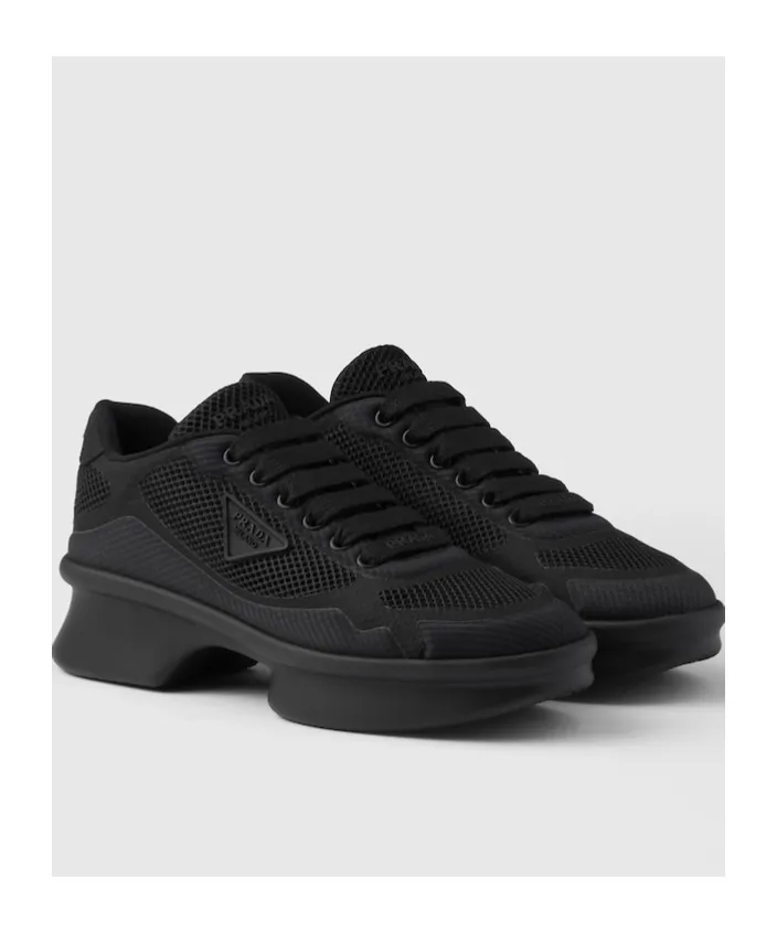 Mesh Platform Sneakers